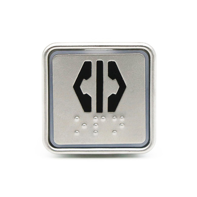 Lift Parts 32.5mm Square Elevator Control Buttons Elevator Push Button For Call LOP COP With Braille
