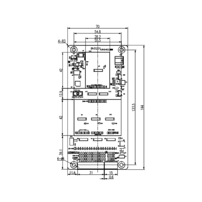 Lift Spare Parts Dot Matrix Display Module For Elevator led dot matrix display elevator