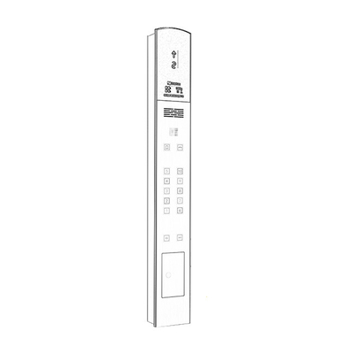 Blue LED Elevator COP Panel And Cop