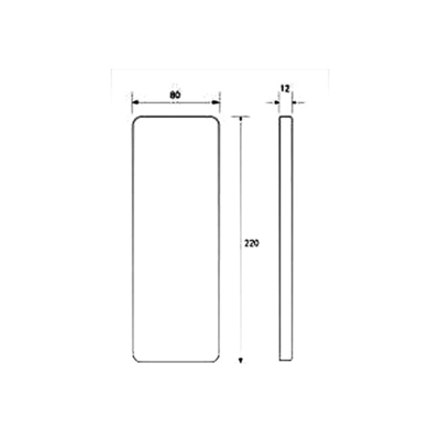 Elevator Stainless HOP Elevator LOP For Lift Dot Matrix Display Grey Code