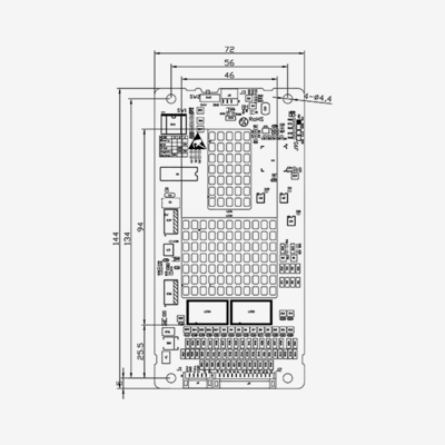 Manufacturers White LED DC24V Lift Elevator Parts Cop Panel Dot Matrix Display Hall Indicator Board