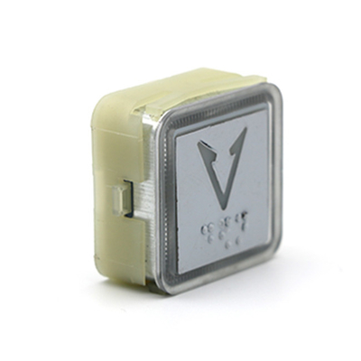 12V 27mm Square Push Button Alarm Button In Elevator Car Operating Panel