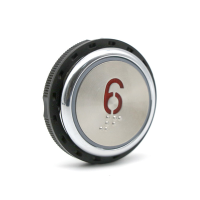 Elevator Floor Cop Lop Elevator Push Button 27mm Red Number Touch Call Button