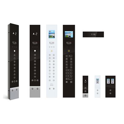 8 Inches Horizontal TFT Display Black Tempering Glass Elevator Cop Lop Hop Car Operation Panel Cop For Lift